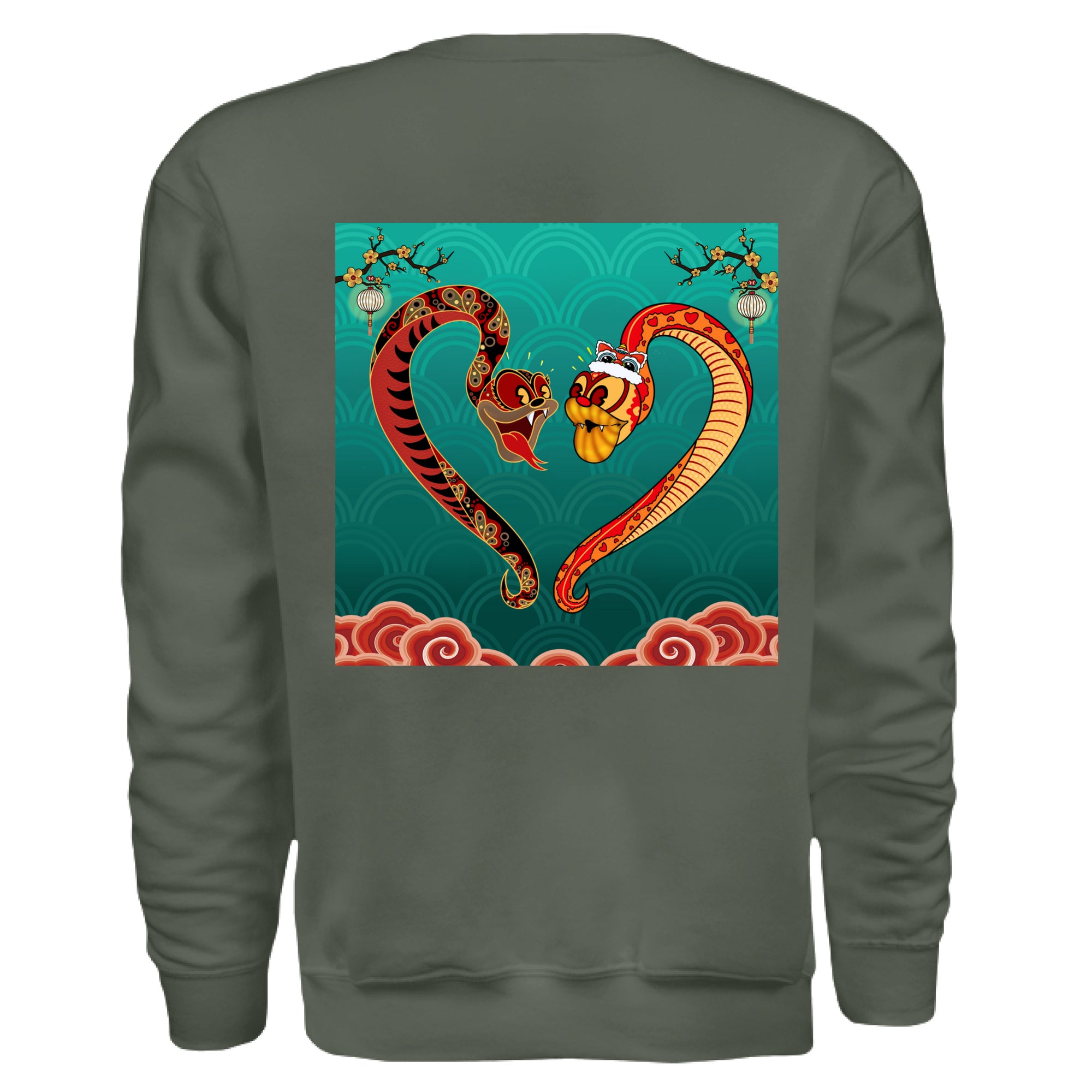 MILITARY GREEN - BACK